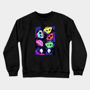 Trippy Witch mask to wear today drawing Crewneck Sweatshirt